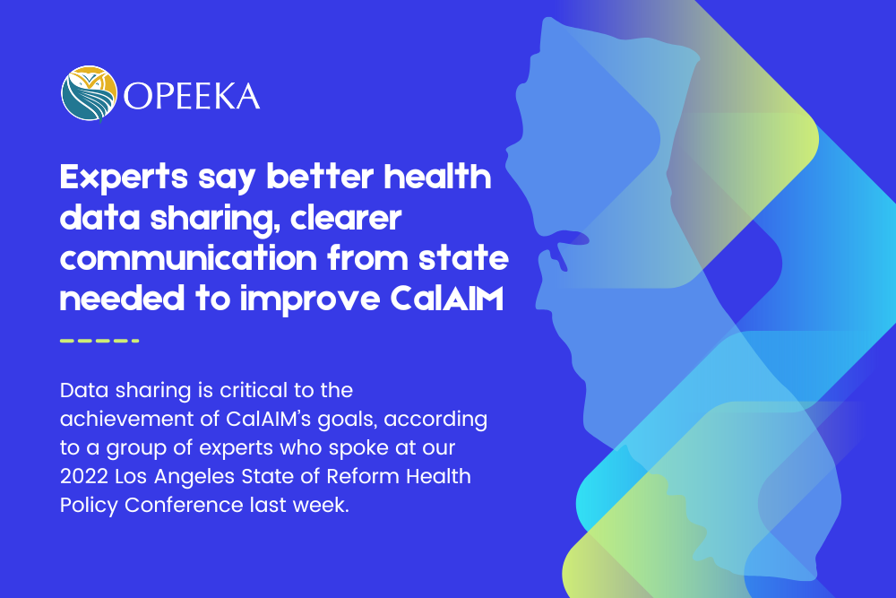 Experts say better health data sharing, clearer communication from state needed to improve CalAIM