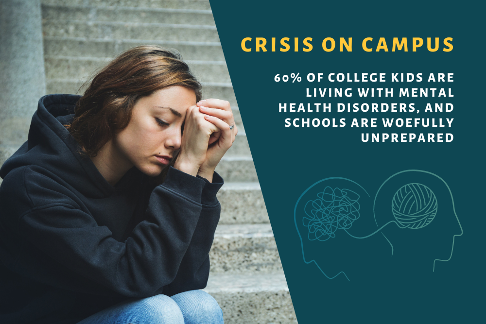College students experience much higher rates of mental illness