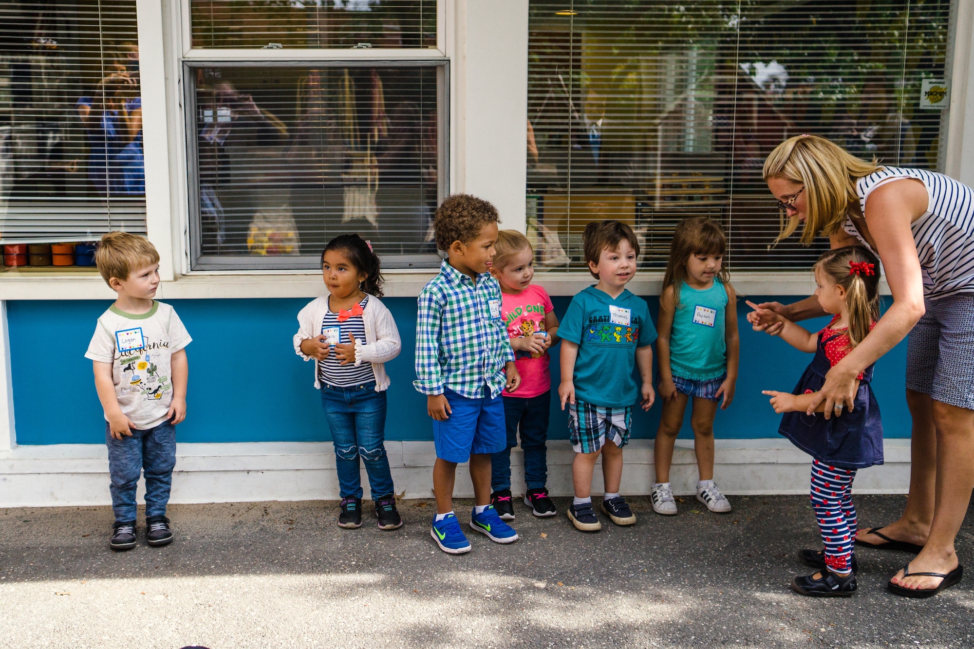 Child playing at school